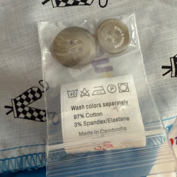 Royal and Awesome Golf Pant Size 40 x 34 NWT Bright Blue Solid Free Multitool - Picture 16 of 16